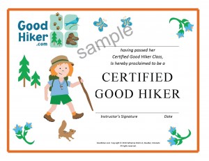 Certified Good Hiker